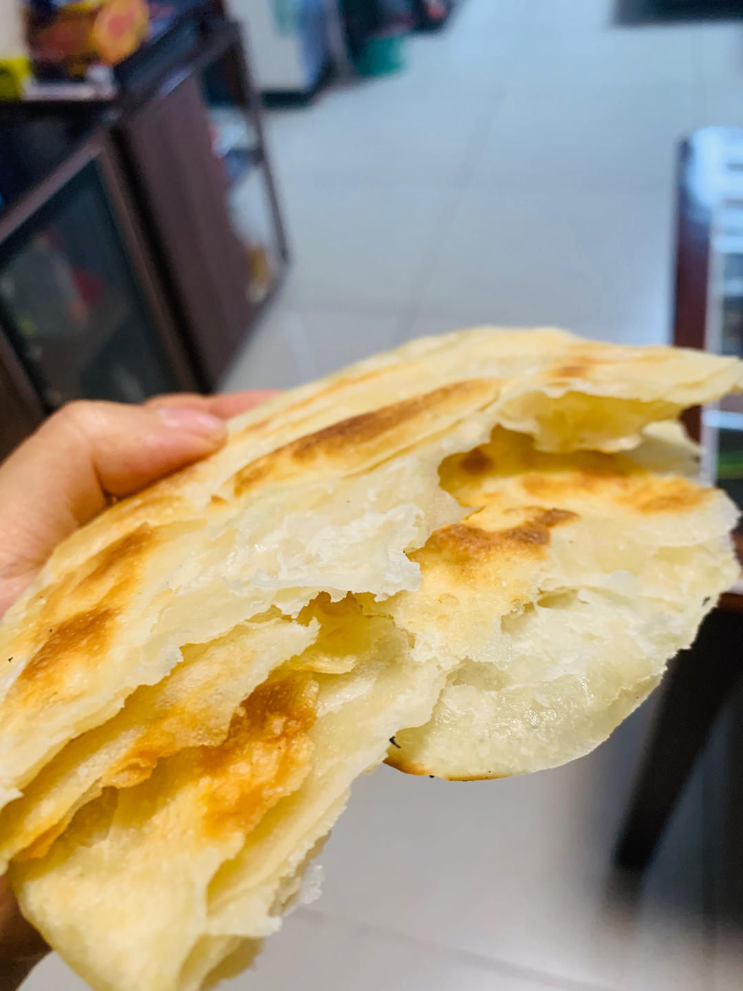 家常小油饼柔软多层的小窍门 放凉了也是软软的特别好吃 附细节视频详解