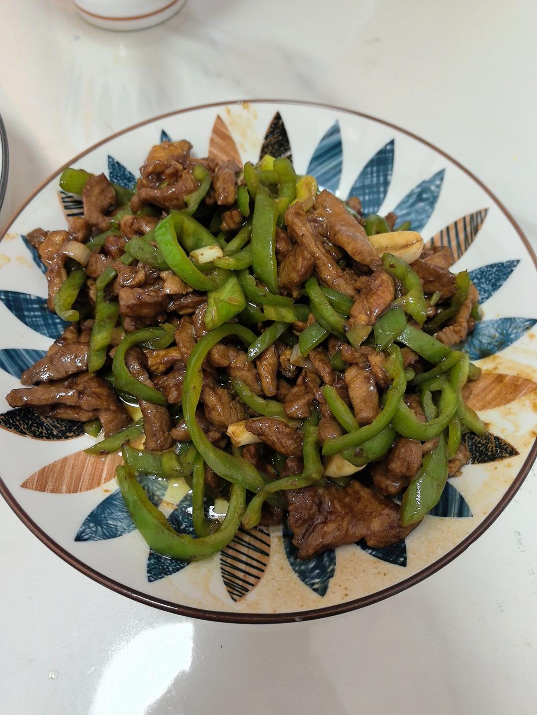 青椒炒肉