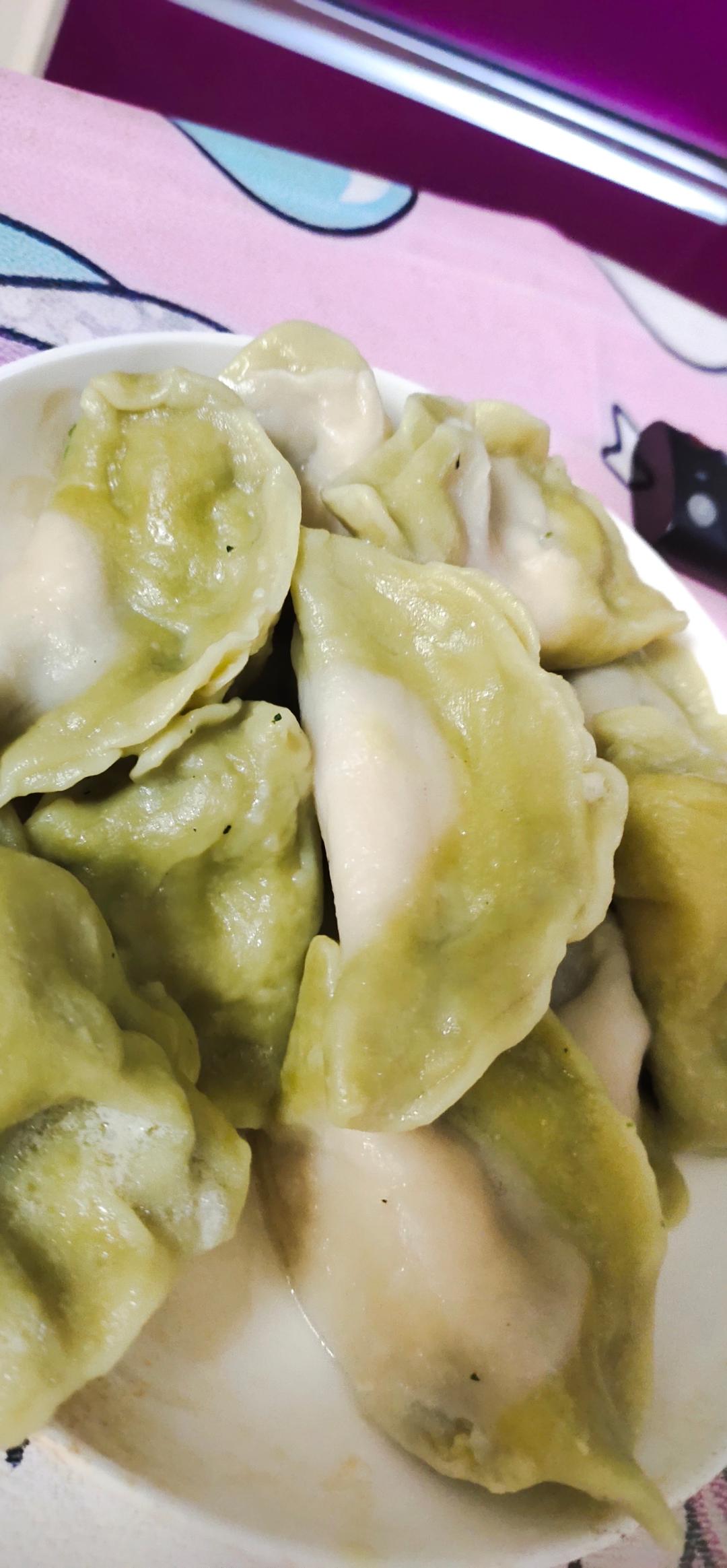 彩色饺子之~《翡翠饺子》