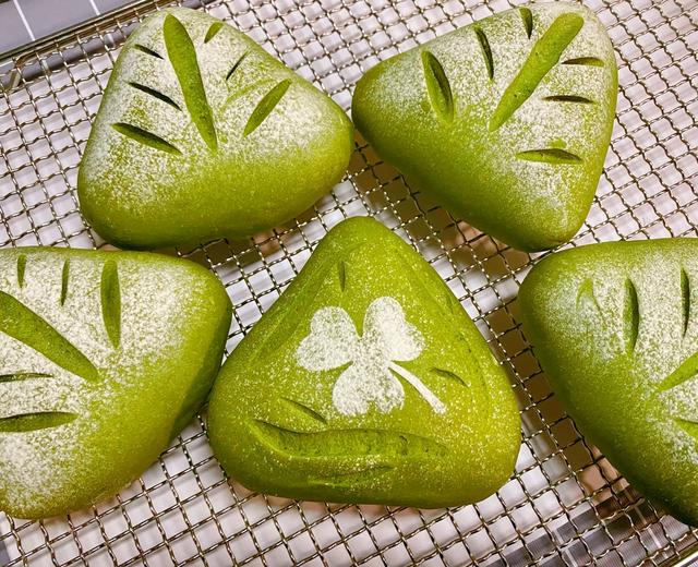 抹茶蜜豆奶酪软欧|抹茶控的做法