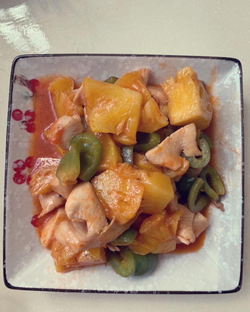 菠萝/凤梨炒鸡肉