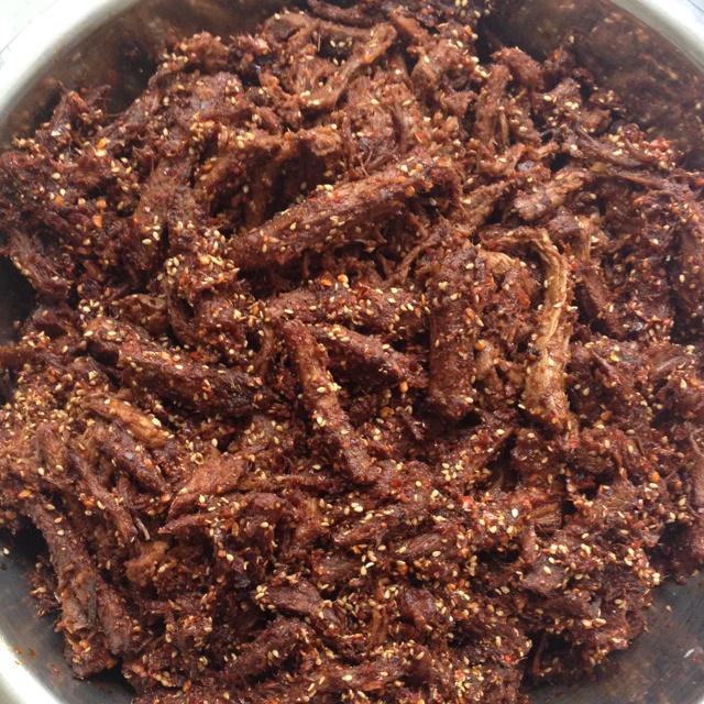 麻辣牛肉干