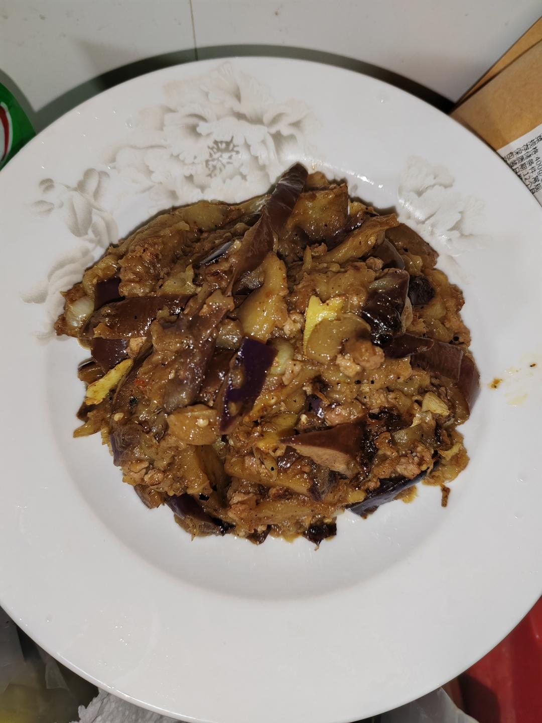 肉沫茄子盖浇饭