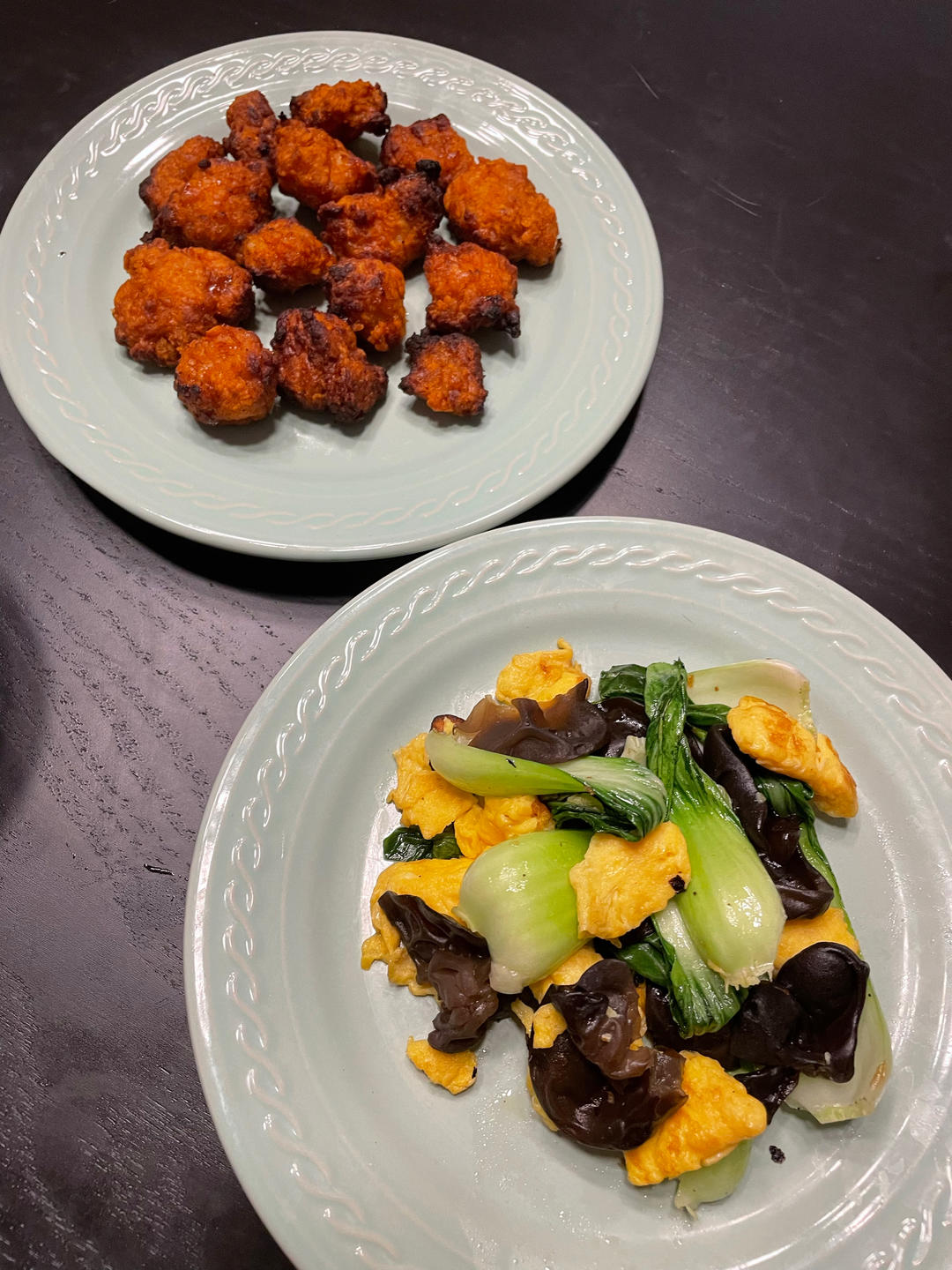 黑木耳青椒炒鸡蛋（营养又下饭）