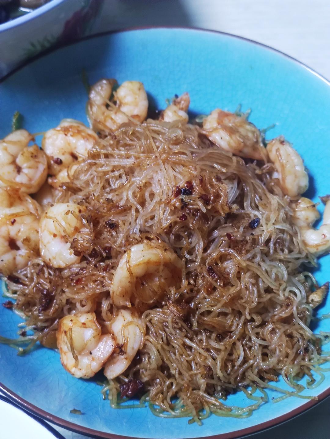 虾仁粉丝煲