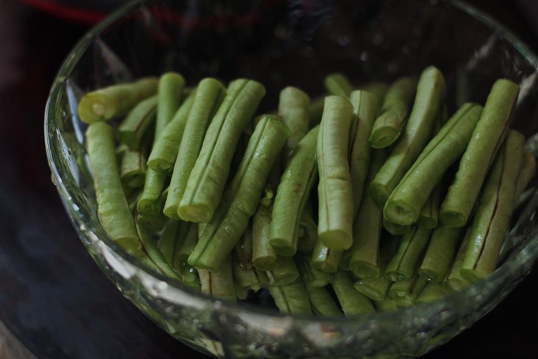 肉糜炒茄子豆角🍆的做法 步骤4