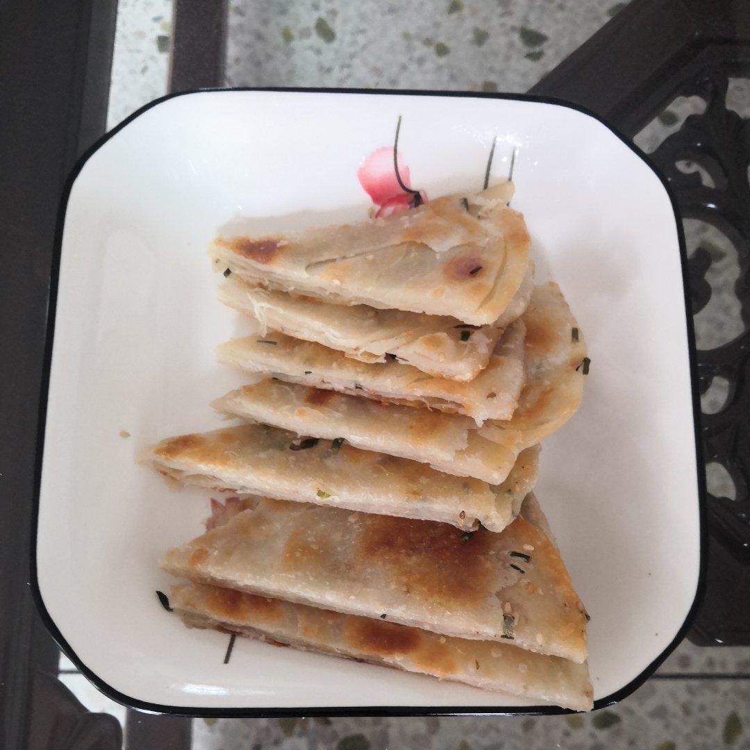 香酥芝麻葱油饼 外酥里软层次多 附细节视频详解