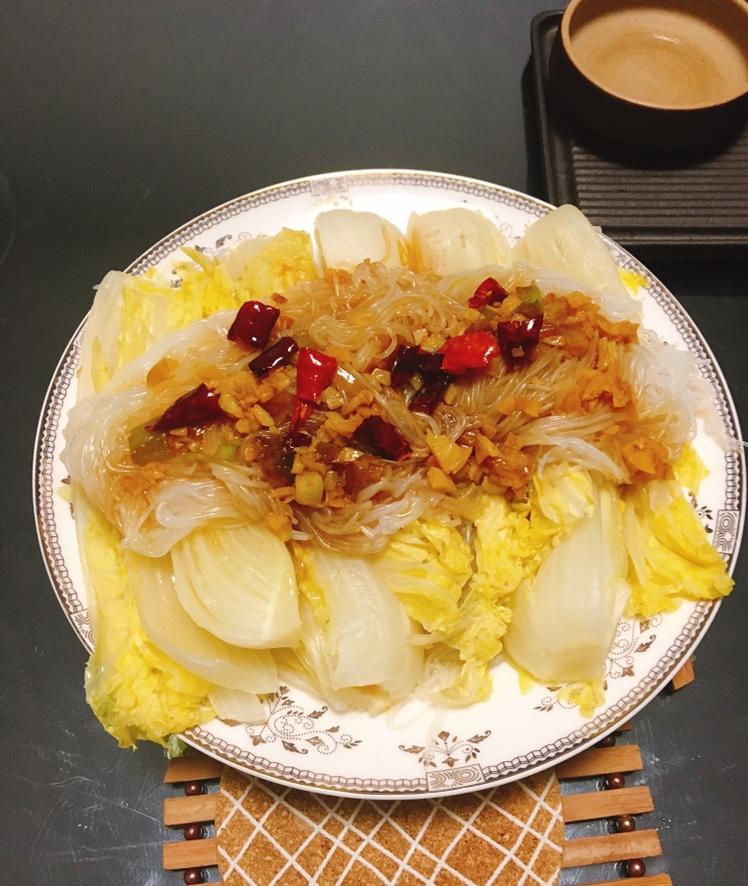 蒜蓉粉丝蒸娃娃菜