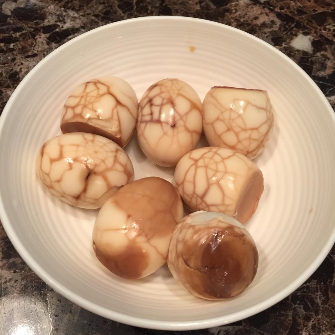 电饭煲煮五香茶叶蛋