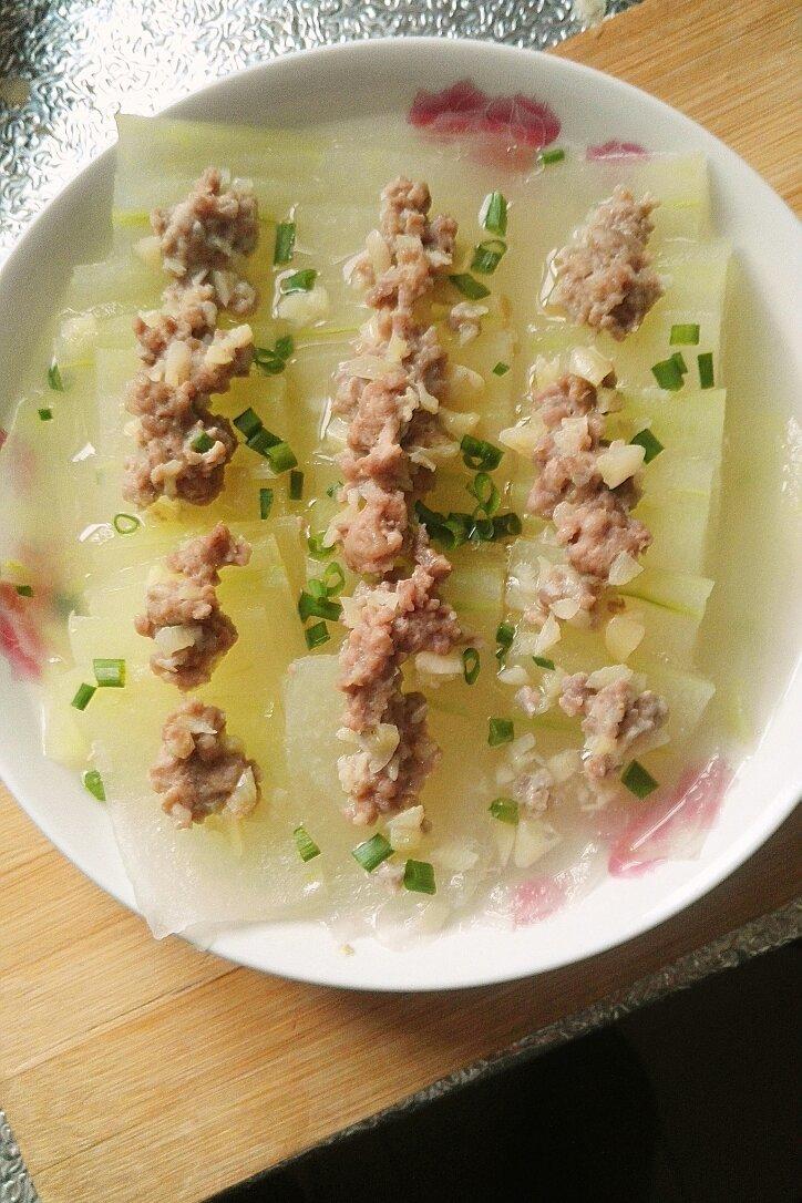 肉末蒸冬瓜