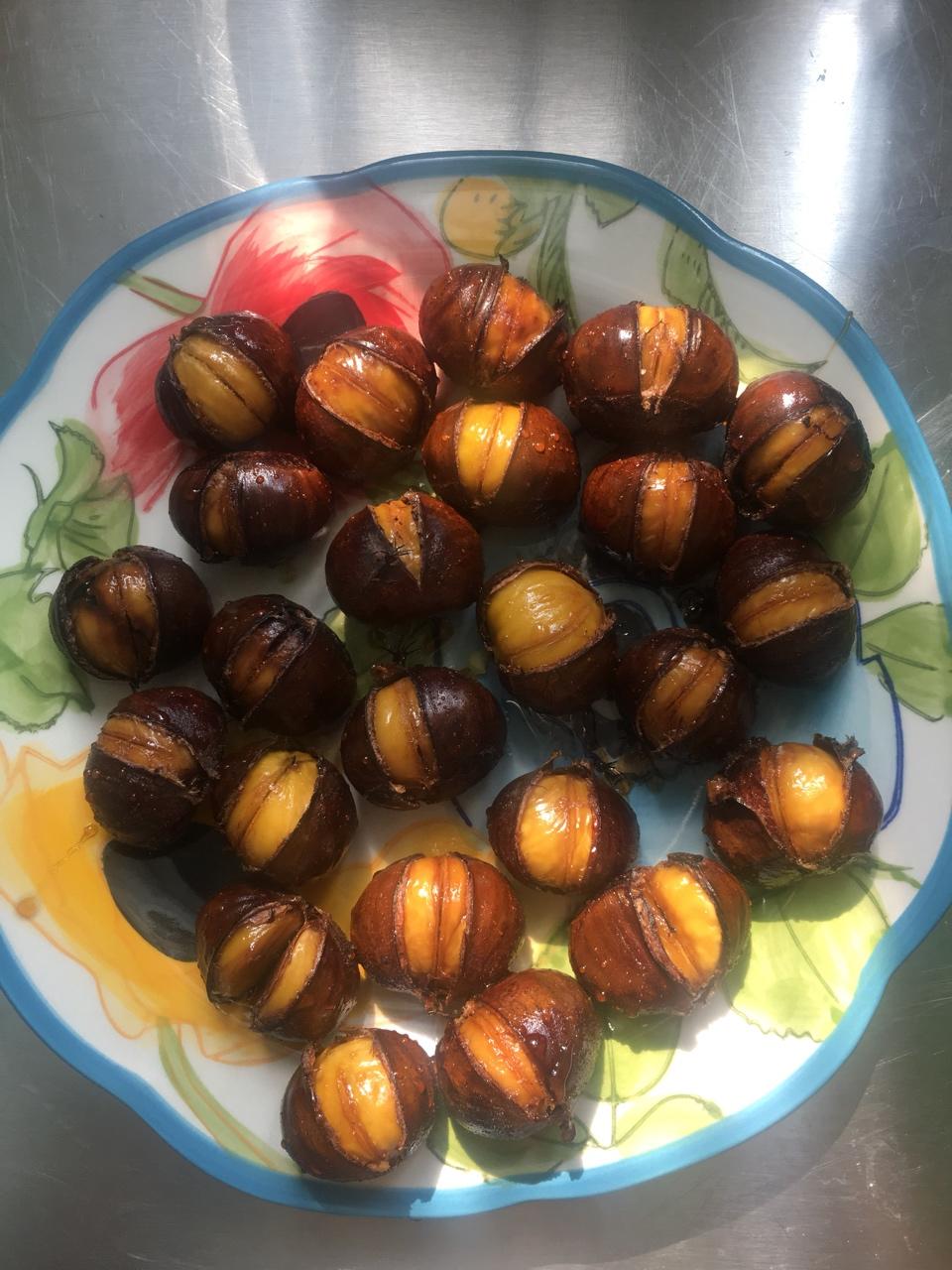 糖烤栗子（清甜版的烤箱“糖炒板栗”）