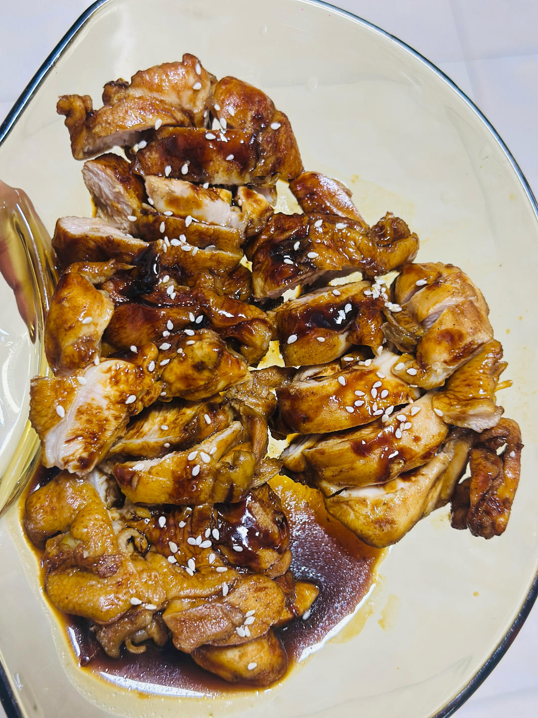 不放一滴油的照烧鸡腿饭