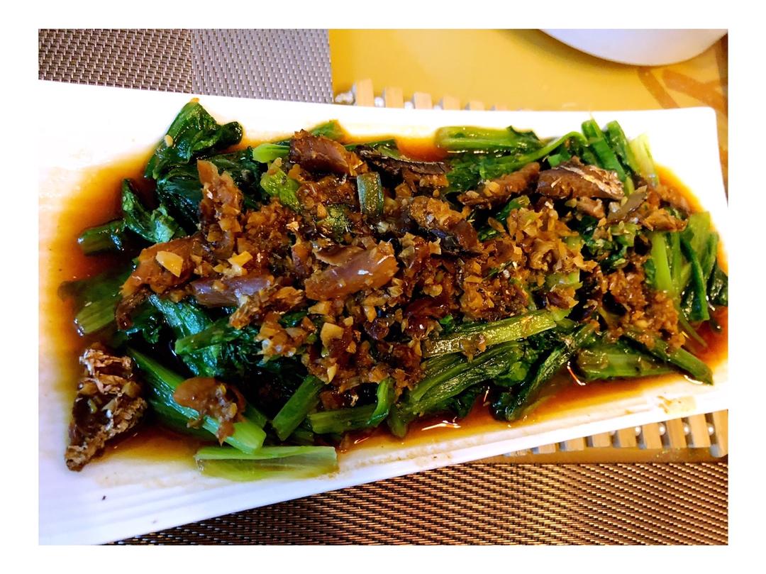 豆豉鲮鱼油麦菜