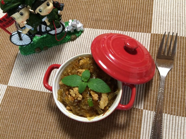 肉末粉丝煲