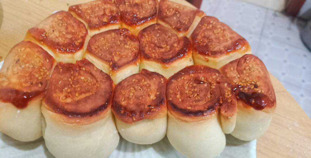 蜂蜜小面包、用电饭锅蒸出来的美食