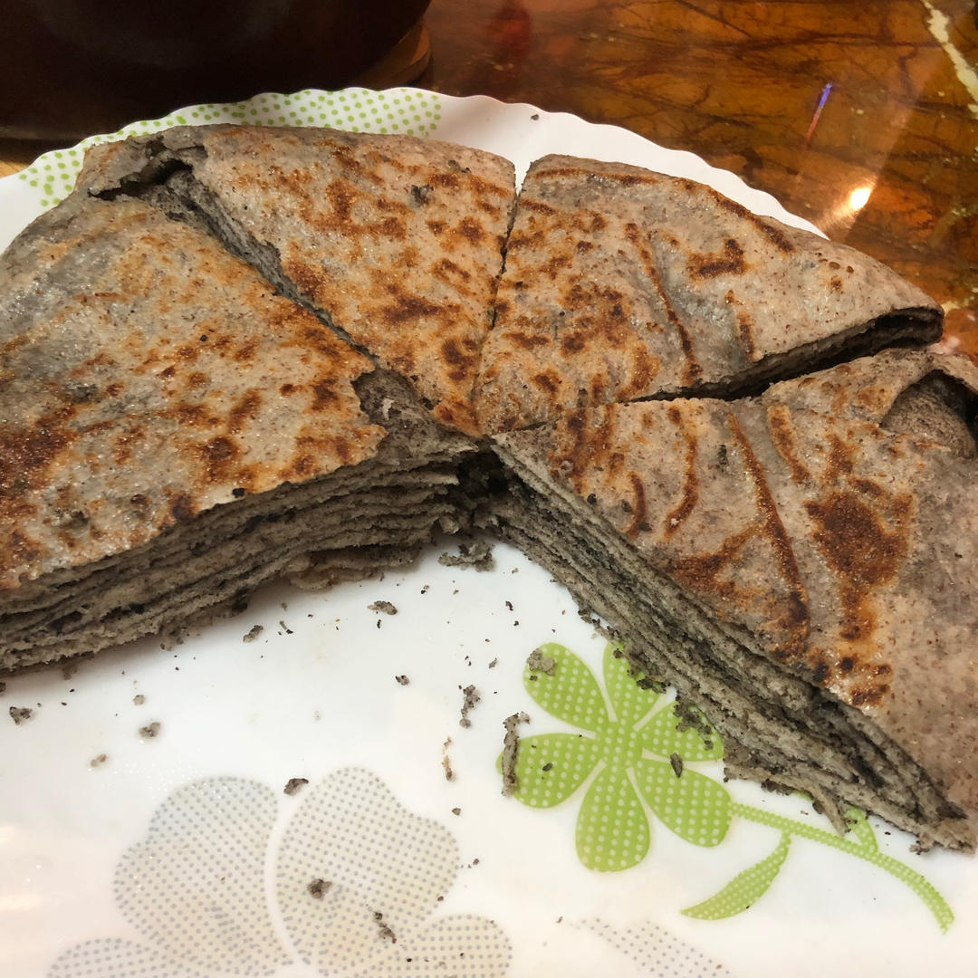 麻酱椒盐千层蒸饼