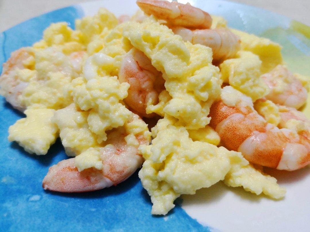 鲜香嫩滑的 虾仁滑蛋