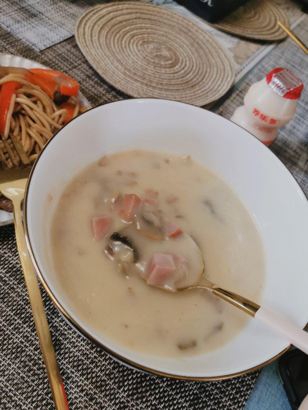 奶油蘑菇汤（完美比例版）