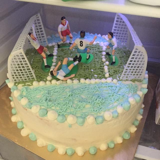 男人爱的蛋糕之足球场景蛋糕