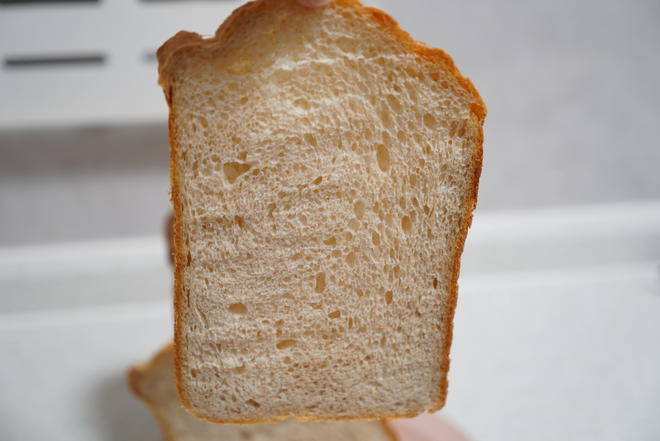 超简约全麦吐司 50%全麦 面包机吐司N多技巧的做法