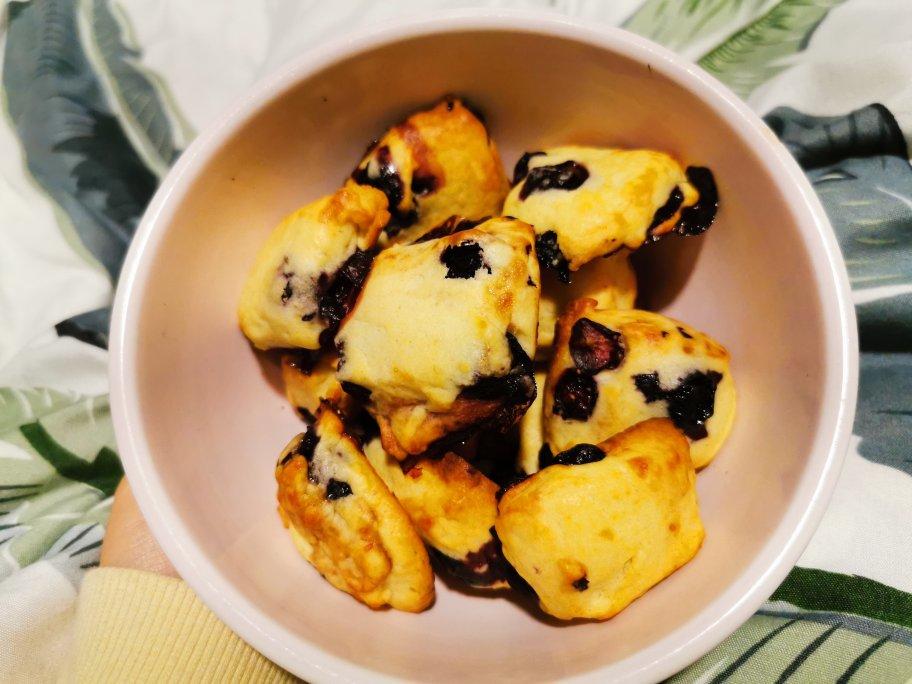 外酥内软❗️好吃到爆的蓝莓爆浆曲奇🍪巨简单