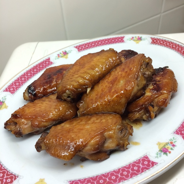 蜜汁叉烧翅