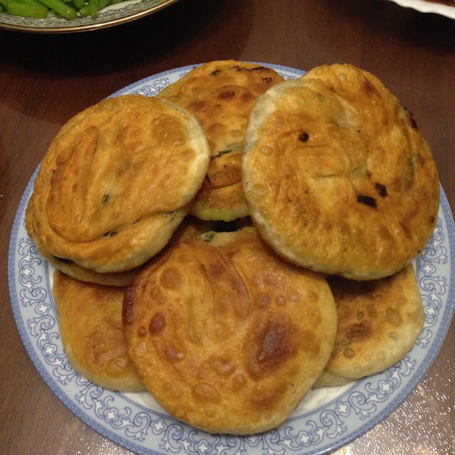 椒盐葱油饼
