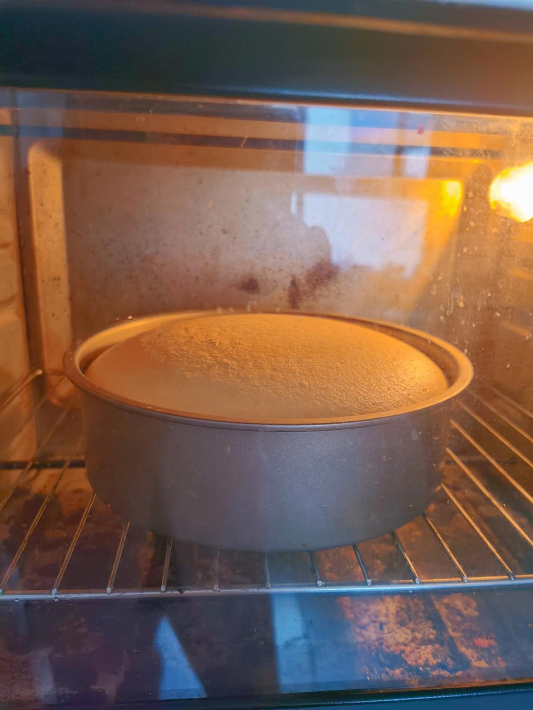 超好记八寸戚风蛋糕（后蛋法）