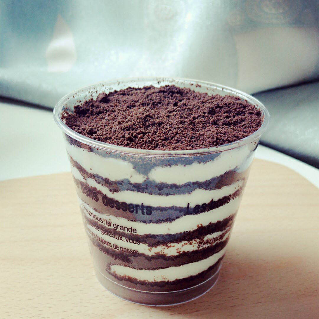 笑笑de幸福_做的木糠杯