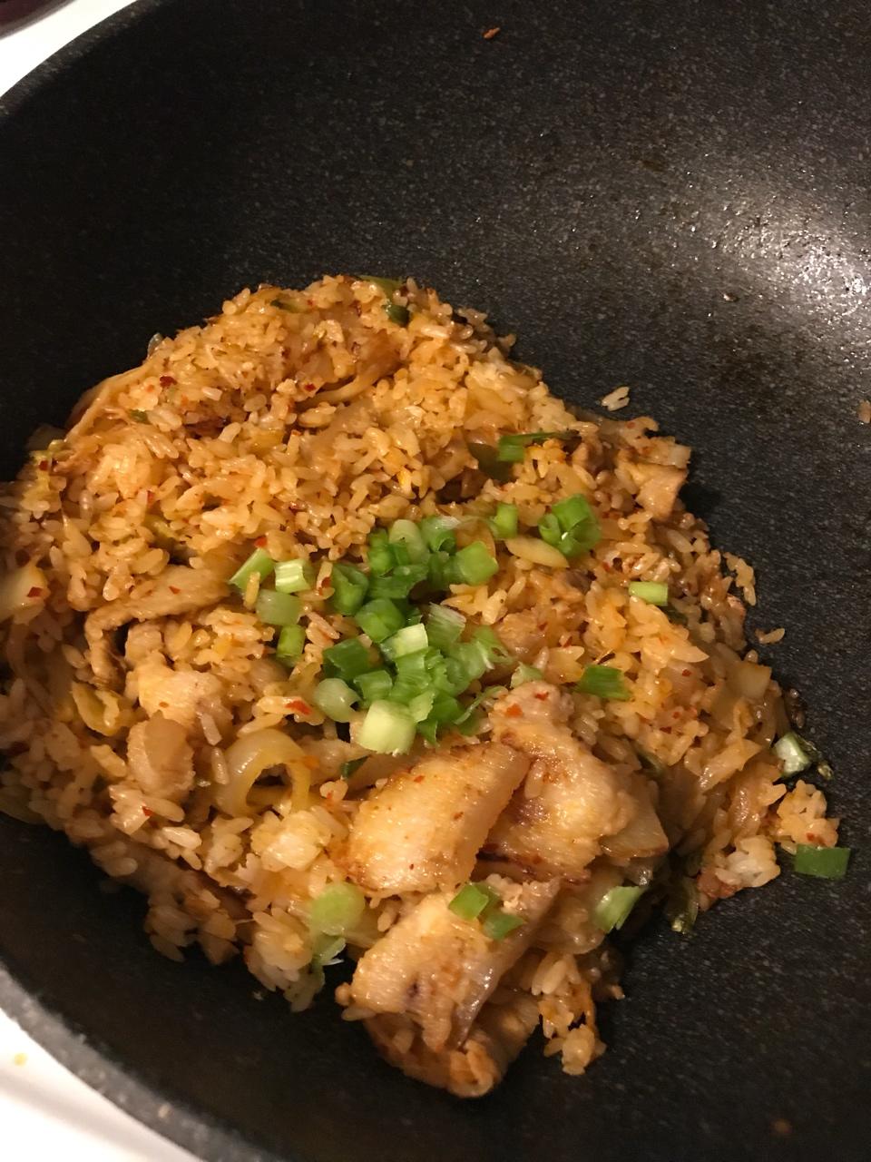 五花肉泡菜炒饭