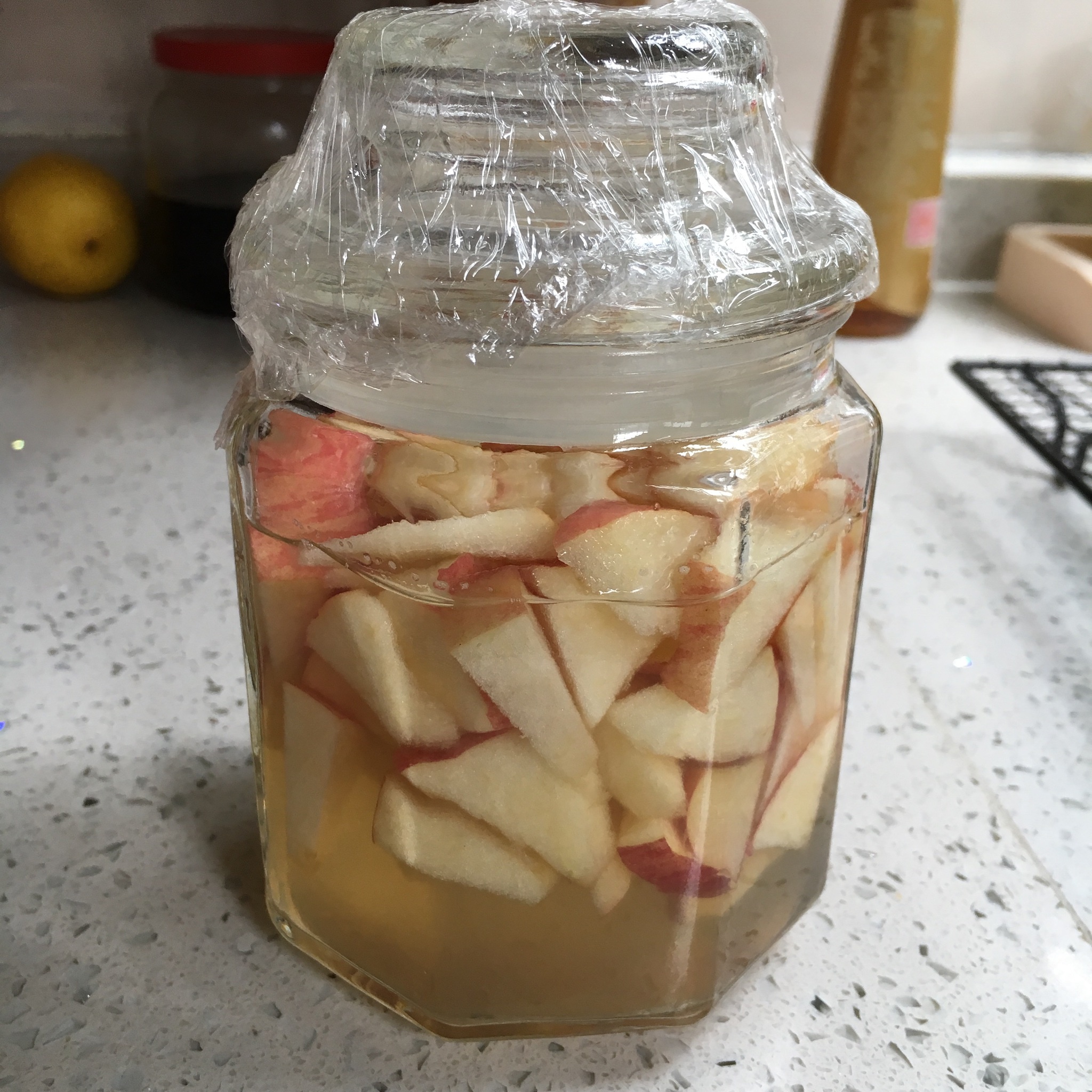 苹果酵母液的做法 步骤3