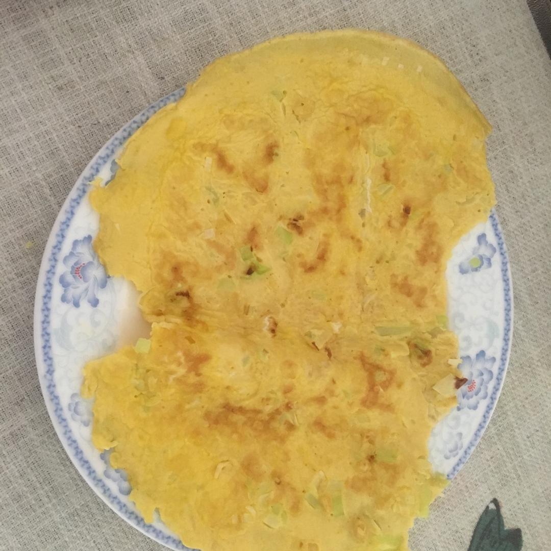 快速早餐鸡蛋葱花饼