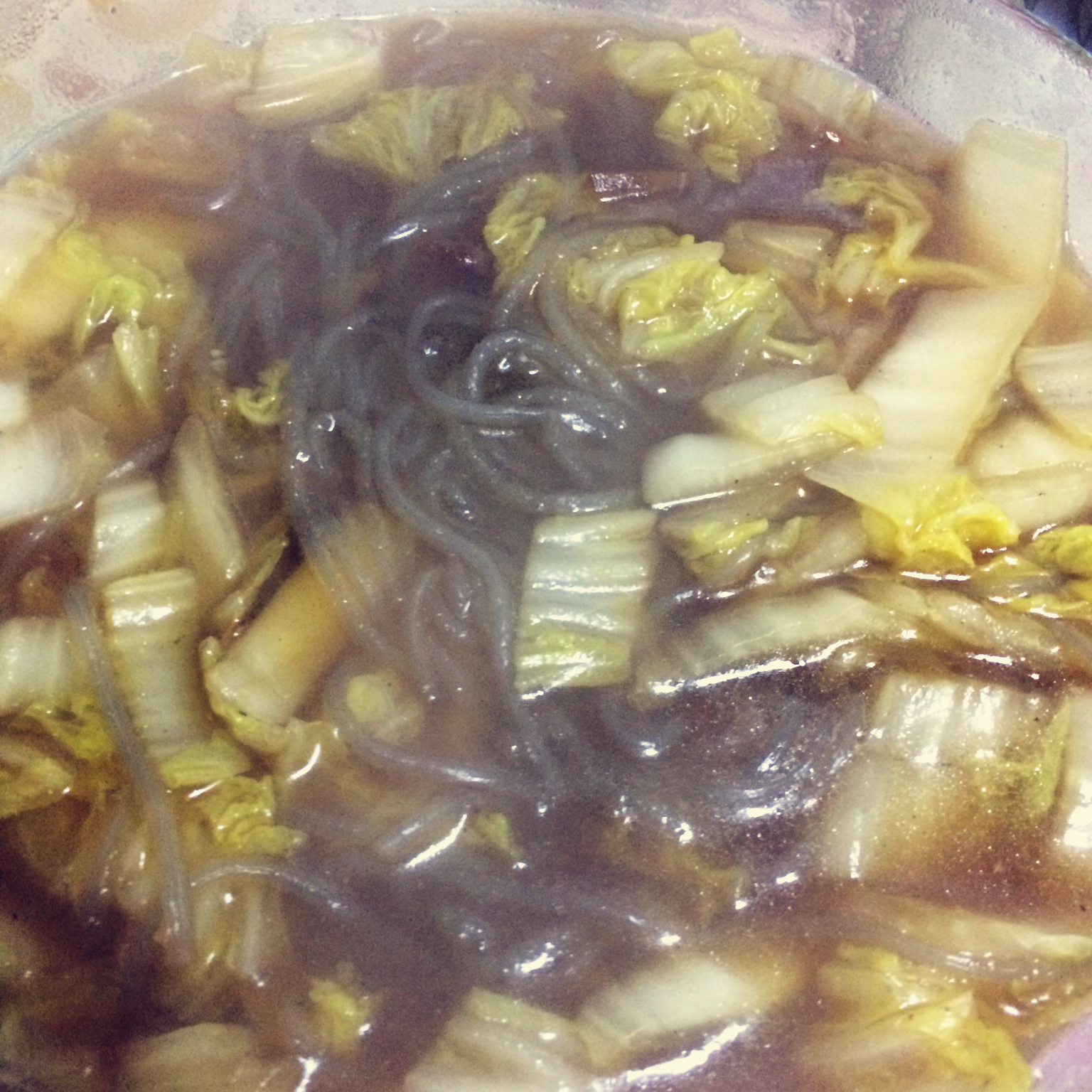 白菜粉丝汤