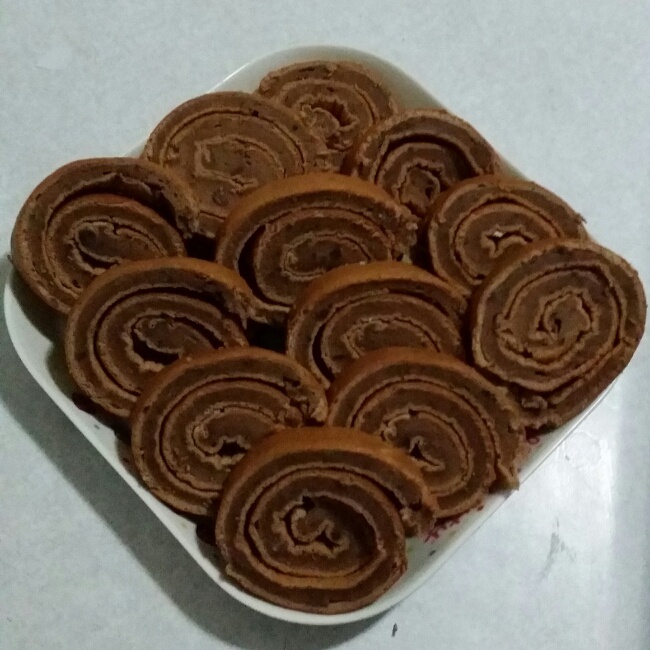 （纯蛋白无油）咖啡奶油蛋糕卷