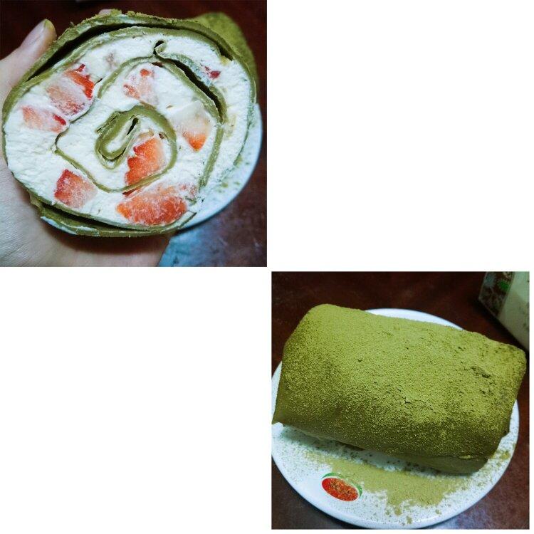 网红食谱│抹茶毛巾卷