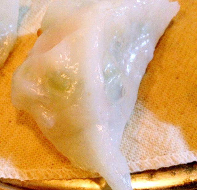 玉米青豆水晶饺