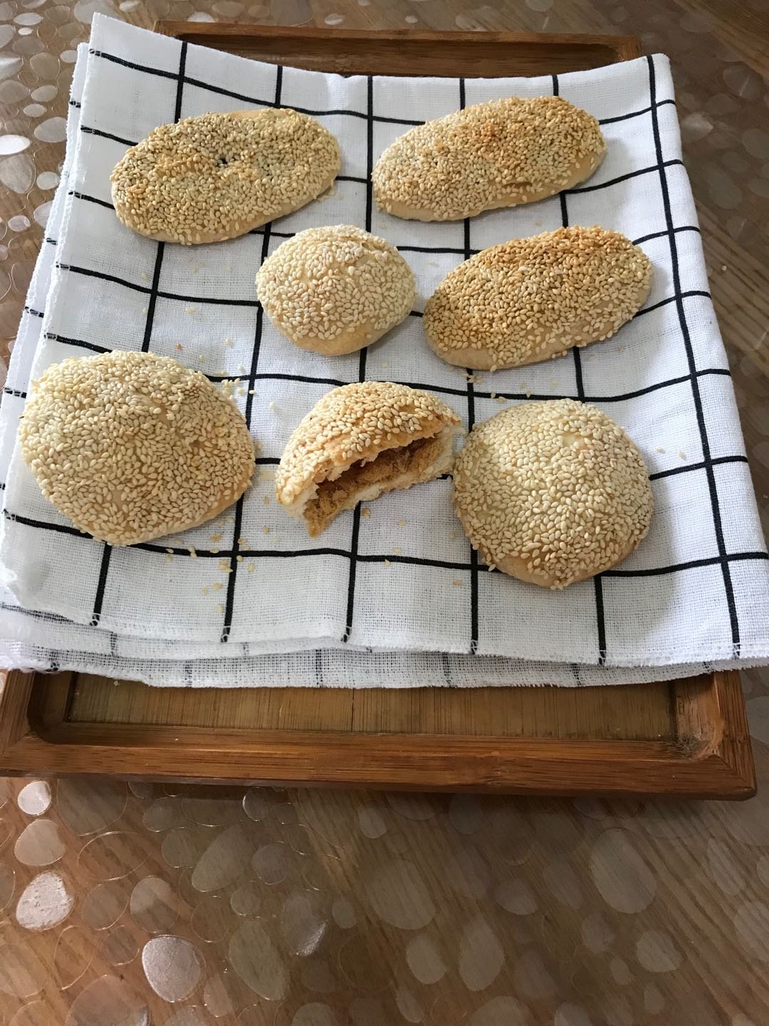 酥到掉渣的空心烧饼做法