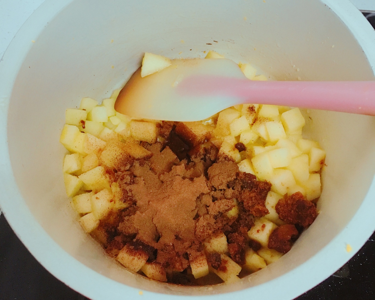 全麦核桃苹果肉桂卷（纯素）的做法 步骤6