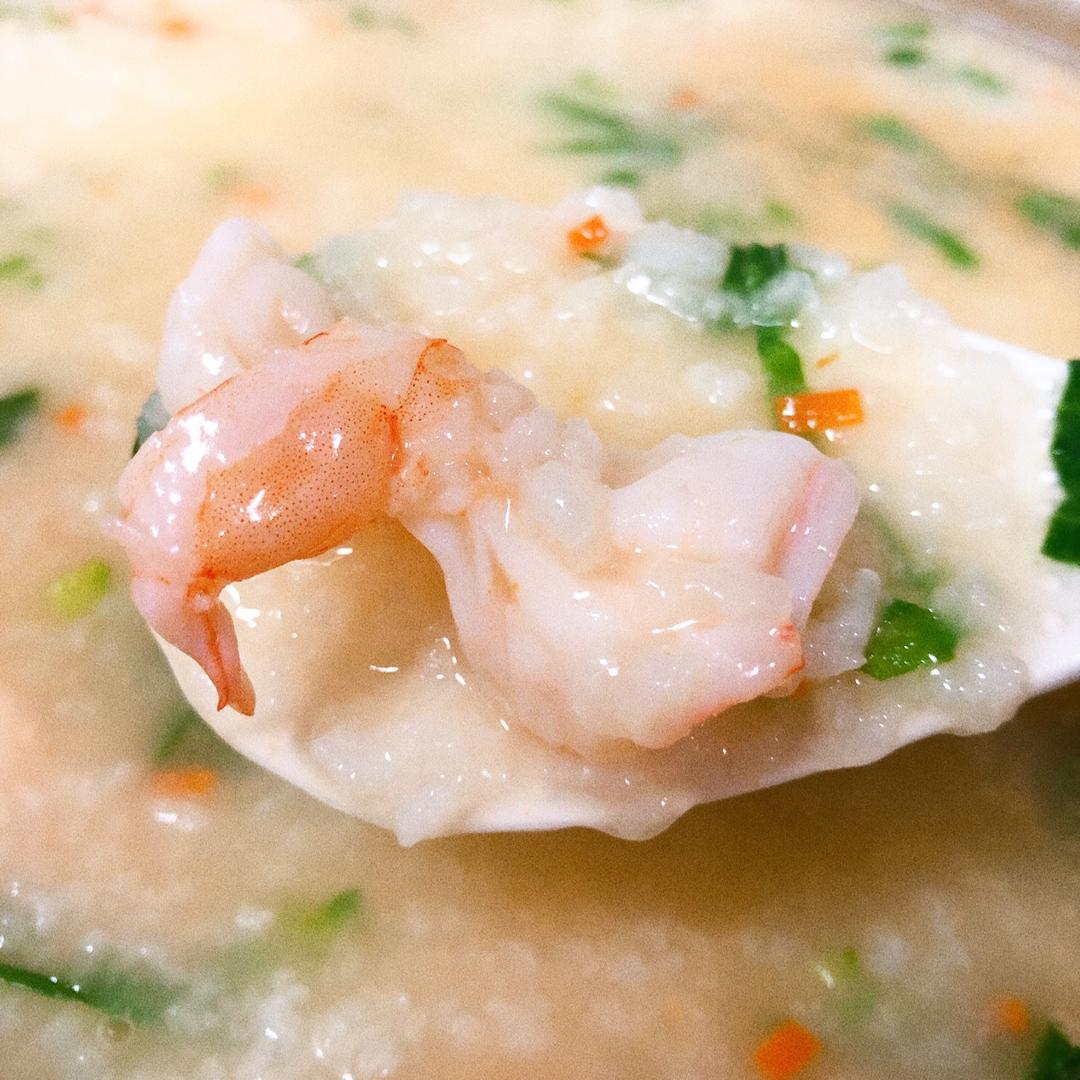 鲜虾砂锅粥