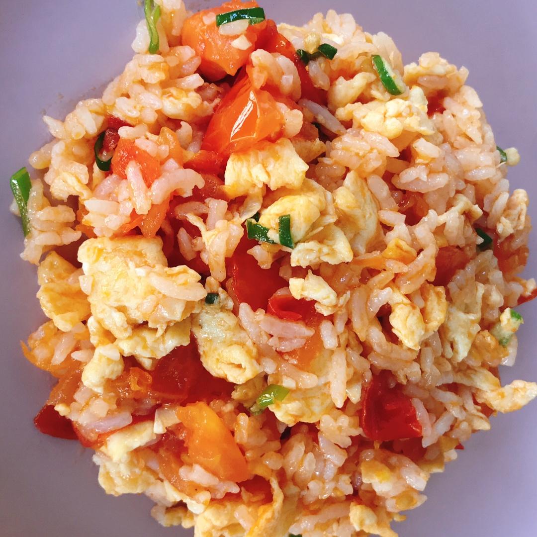 番茄鸡蛋炒饭