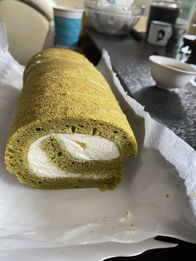 一卷就成功的抹茶蛋糕卷