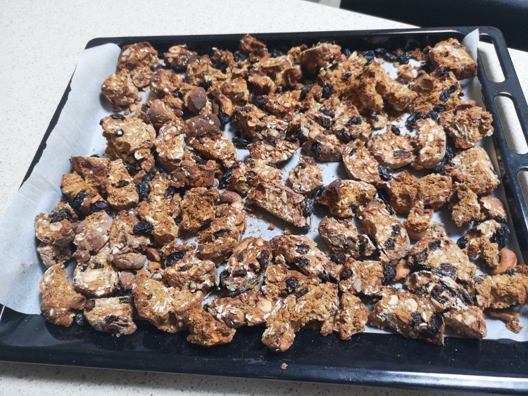 【健康零食】燕麦坚果意式脆饼