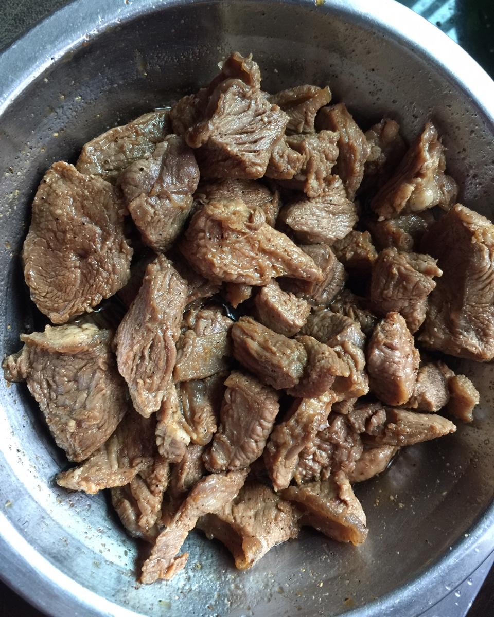 懒人微波炉自制牛肉干