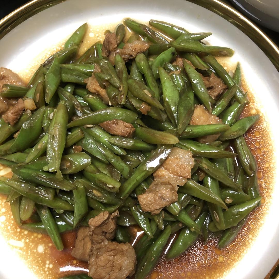 家常四季豆炒肉