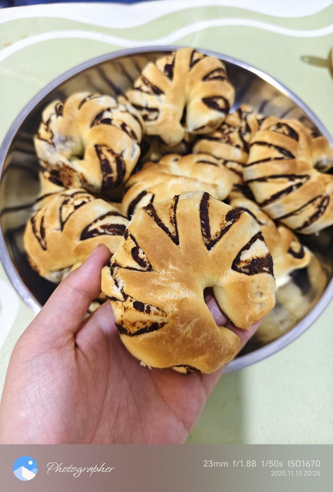 童年的记忆～豆沙面包圈烤箱版 简单易做新手必成功！