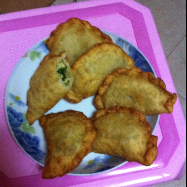 迷你韭菜盒子（饺子皮版本）