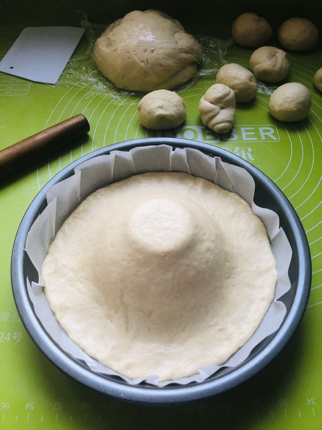 皇冠花朵面包（面包机版和面）