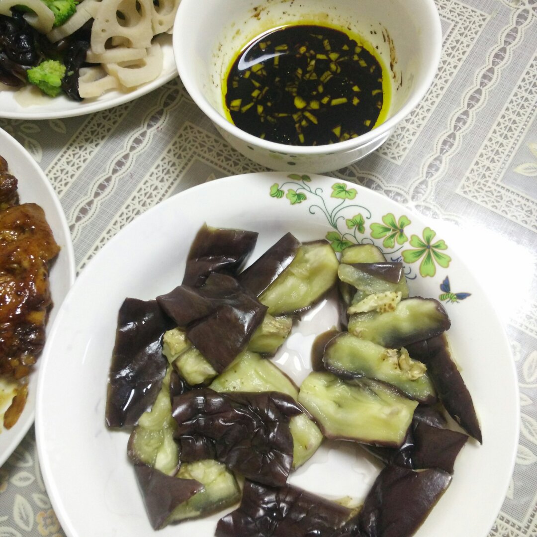 减脂好吃的蒸茄子