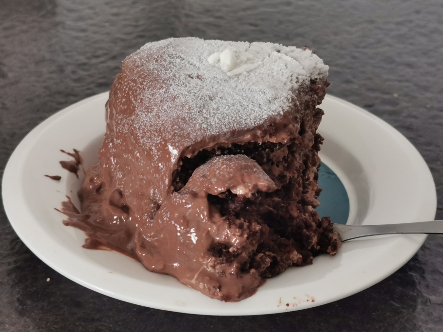 （无面粉）超快手燕麦巧克力蛋糕的做法