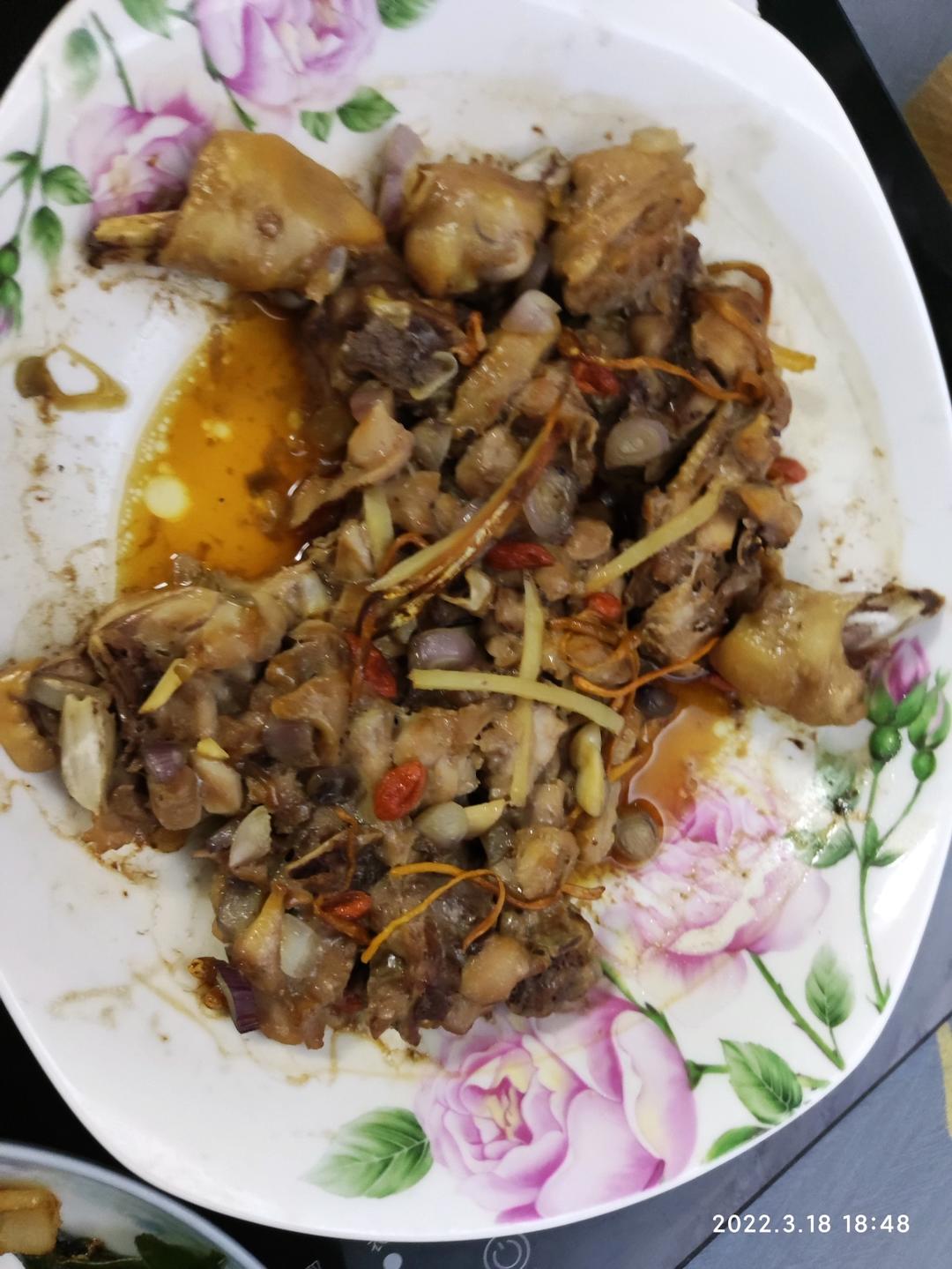 地道广东味——虫草花蒸鸡